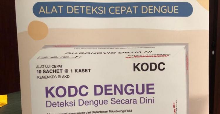 Kit pendeteksi demam berdarah dengue. (Foto: Ist)